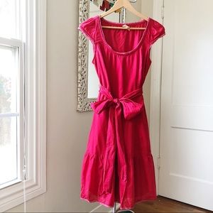 DONATING TOMORROW Maeve Red Dress Anthropologie